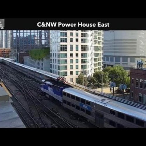Chicago Railroads Live: C&NW Power House East View