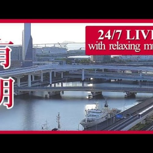 Live Ariake Tokyo Bay Webcam: Rainbow Bridge Traffic