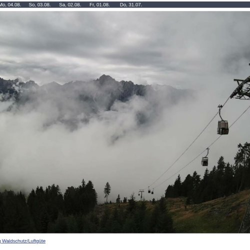 Zettersfeld Lienz Live Webcam: Alpine Mountain & Gondola Views