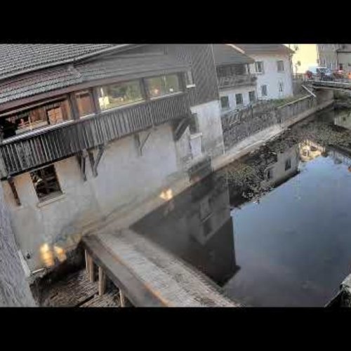 Bois-d'Amont Village River Live Stream in the Jura Mountains