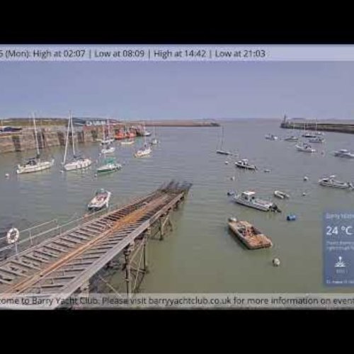 Live Barry Yacht Club Webcam: Marina & Coastal Views