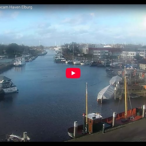 Elburg Marina Live Webcam: Historic Harbor in Gelderland, Netherlands