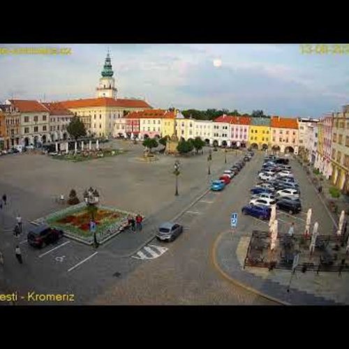 Kroměříž Main Square Live: Velké Náměstí Webcam
