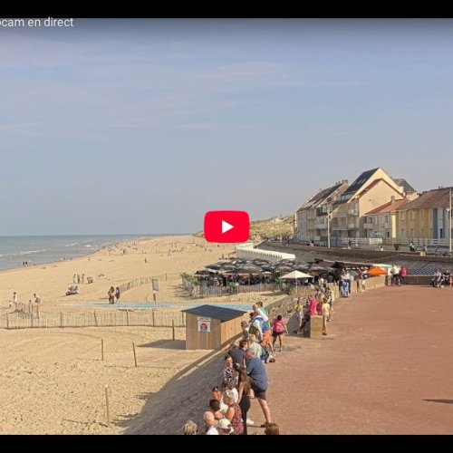 Fort-Mahon-Plage Beach Live Webcam: French Coast View