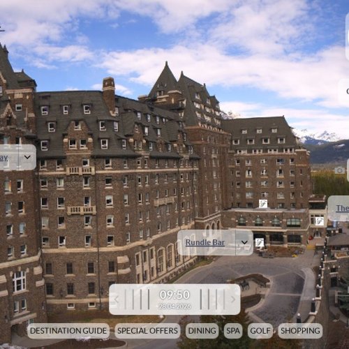 Experience The Fairmont Banff Springs Through Live Cam