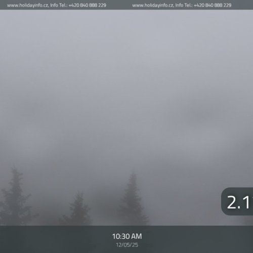 Janské Lázně Live Webcam: Černá Hora Mountain & Ski Resort
