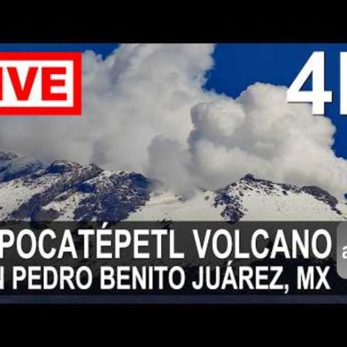 Popocatépetl Volcano Live Stream: San Pedro Benito Juárez, Mexico