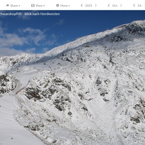 Mölltaler Gletscher Schwarzkopflift Live: High Alpine Views