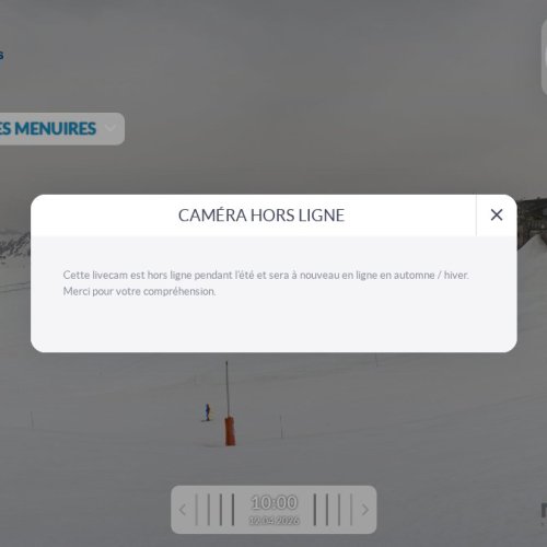 Les Ménuires Roc des 3 Marches Live View
