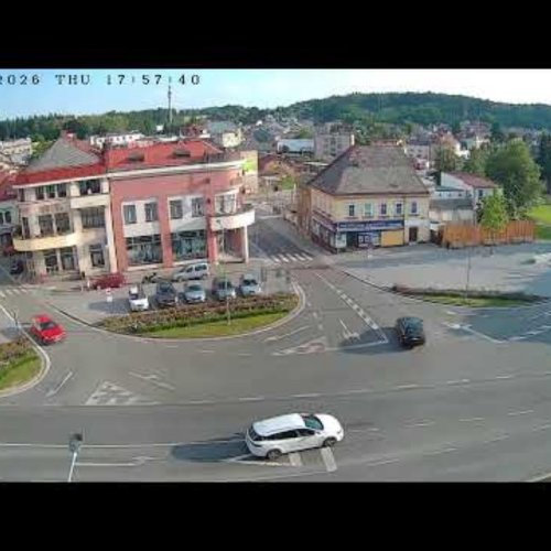 Horní Planá Town Square & Crossroads Live View