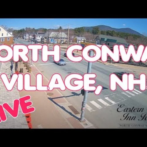 North Conway Village, NH Live Webcam: Main Street View