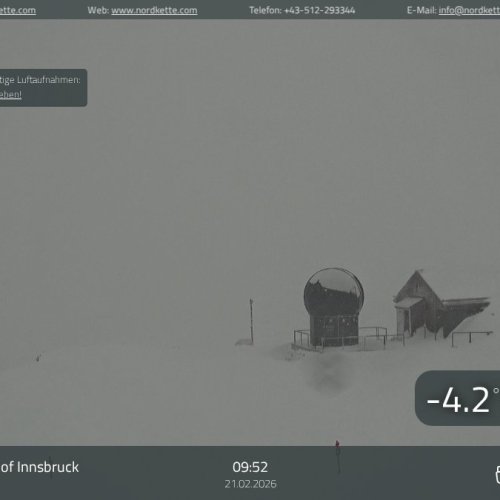 Hafelekar Live: Top Of Innsbruck Alpine Webcam View
