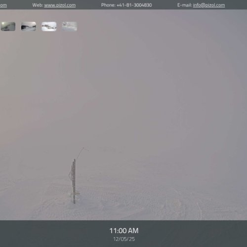 Pizol Laufböden Live Webcam: Ski Slopes & Alpine Views, Bad Ragaz, Switzerland