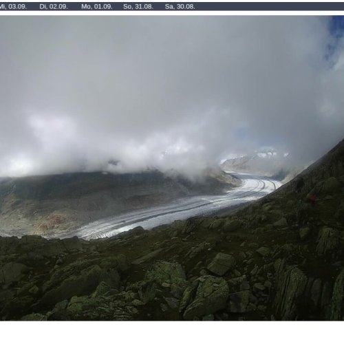 Bettmerhorn Aletsch Glacier Live Webcam – Swiss Alps Panorama 🏞️