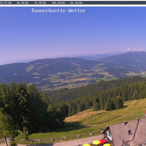 Live Webcam: Tonnerhütte Mühlen – Austrian Alps View at 1600m