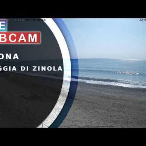Zinola Beach Live Webcam in Savona, Italy