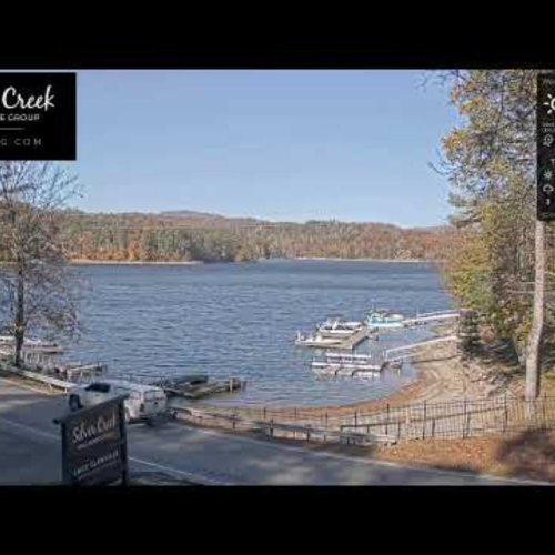 Lake Glenville Live Webcam: Scenic Mountain Lake Views
