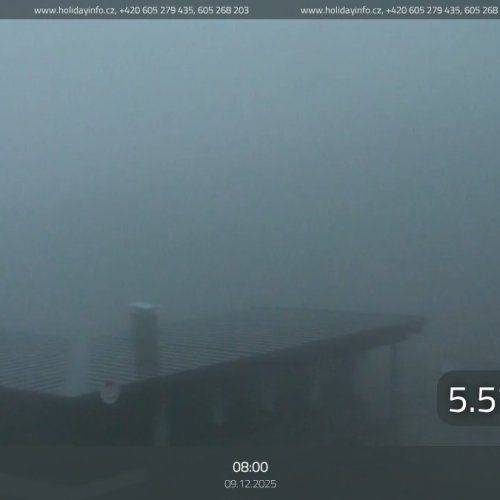 Ramzová Live Webcam: Jeseníky Mountains & Ski Resort