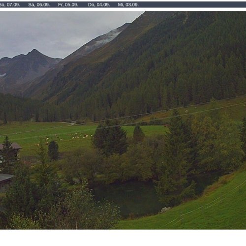 Live Webcam: Sellraintal Valley & Haggen, St. Sigmund im Sellrain, Austria 🇦🇹