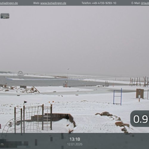 Klein Fedderwarden Nordsee-Lagune Live Webcam