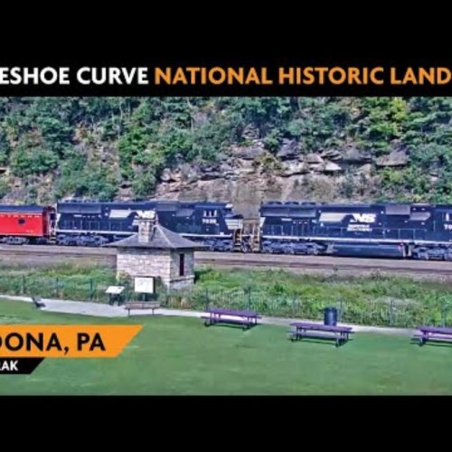 Horseshoe Curve Live Webcam: Altoona, Pennsylvania Train Viewing