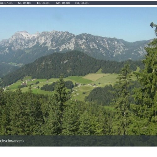 Live Ramsau Berchtesgaden Alps Webcam: Hirscheckbahn Mountain View