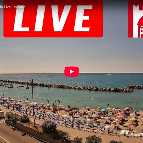 Beach Moneglia East Riviera di Levante, Italy
