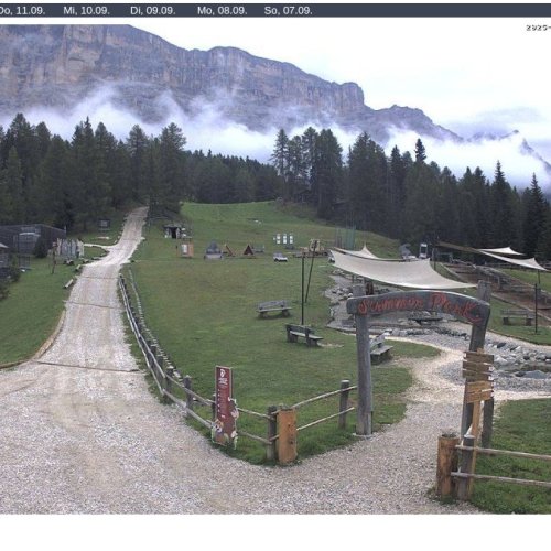 La Crusc Live Webcam: Alta Badia Dolomites Mountain Views