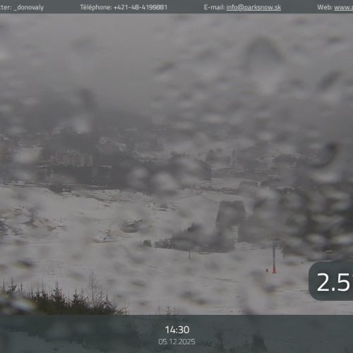 Donovaly Záhradište Live Webcam: Ski Slopes & Mountain Views