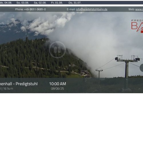 Predigtstuhl Bad Reichenhall Live Webcam