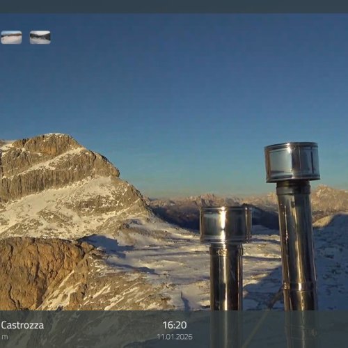 San Martino di Castrozza Webcam Live | Cima Rosetta Dolomites View