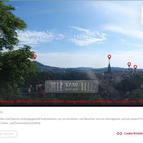 Bern Rosengarten Webcam: Live Views of Switzerland's Capital