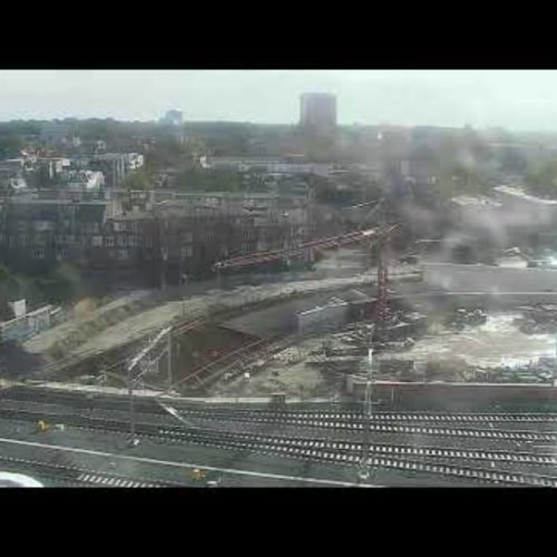 Groningen Rail Zone Reconstruction Live View, Netherlands