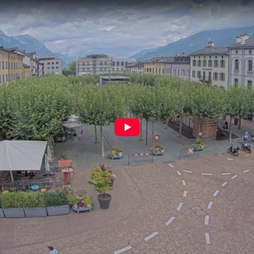 Live Webcam: Place Centrale Martigny, Switzerland