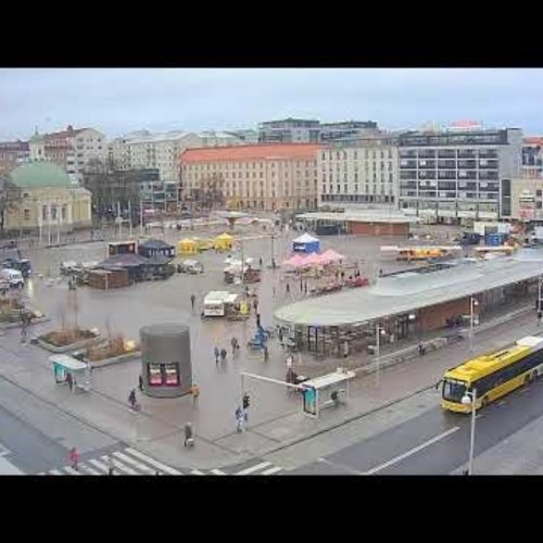 Turku Market Square Live Webcam: Finland's Historic Heart