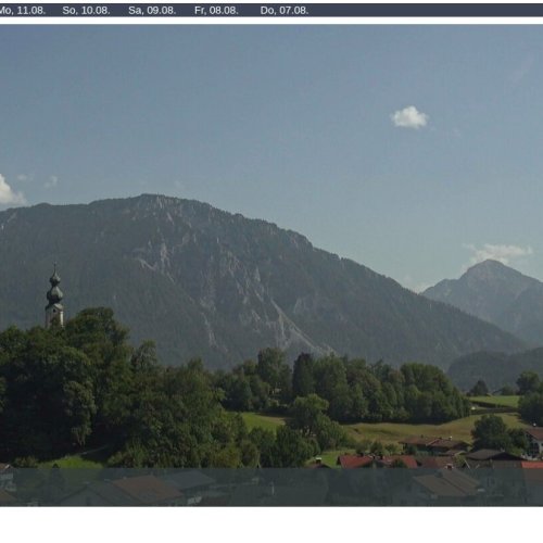 Live Ruhpolding Westernberg Webcam: Alpine Views at 685m