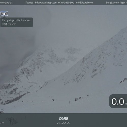 Kappl Alblitt Piste 7a Live Webcam: Austrian Alps Ski View