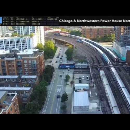 Ogilvie Transportation Center Live Train View, Chicago