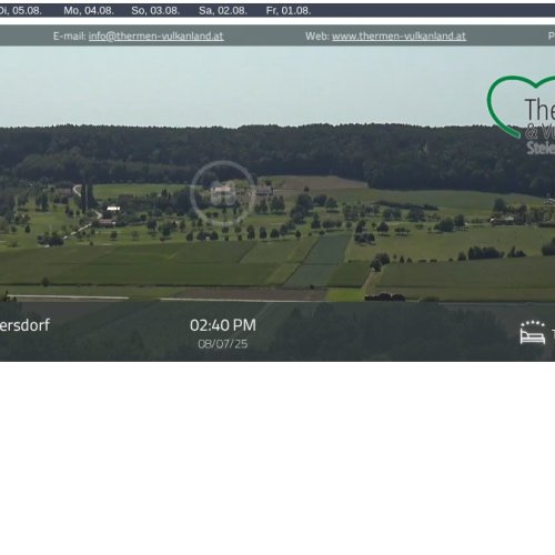 Bad Waltersdorf Maluhof Webcam: Live Views of Styrian Thermal Region