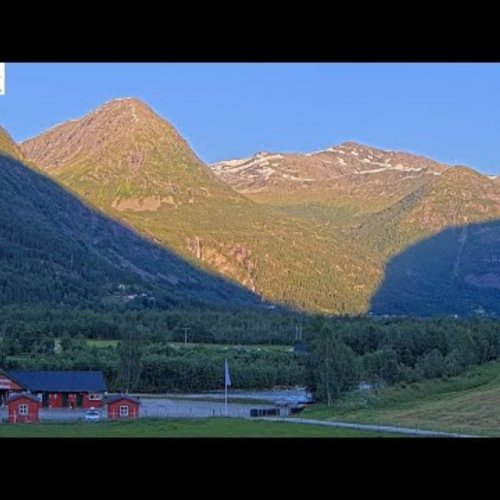 Jostedal Valley Live Webcam: Norway's Alpine Scenery