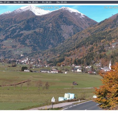 Obervellach Valley Live: Austrian Alps & Charming Village Webcam