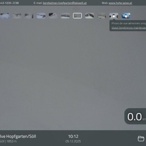 Hohe Salve Live Webcam: Panoramic Alpine Views from SkiWelt Wilder Kaiser-Brixental