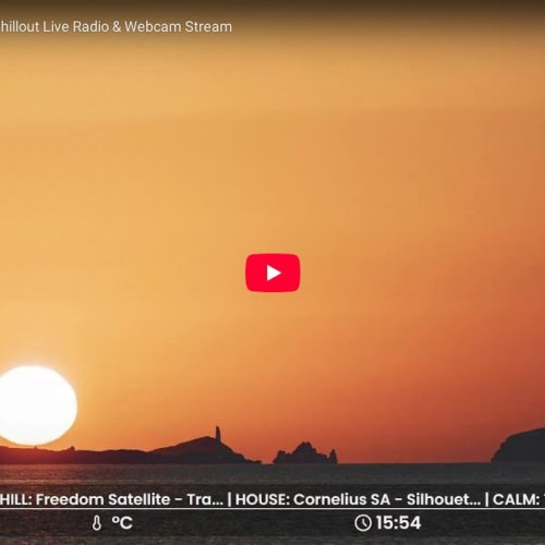 Café del Mar Ibiza Live Webcam: Sant Antoni Sunset & Mediterranean Views