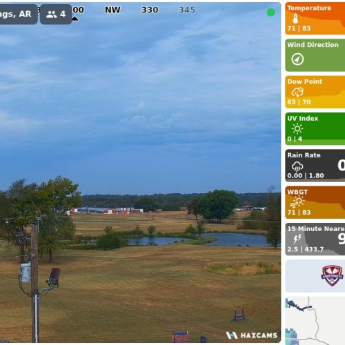 Siloam Springs Live Camera: Arkansas Weather & Open Plains View