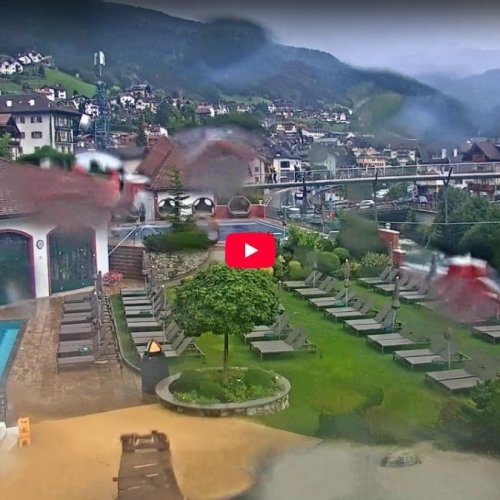 Live from Cavallino Garden: Ortisei, Dolomites Webcam
