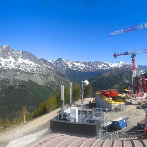 Chamonix Plateau de Lognan Live View