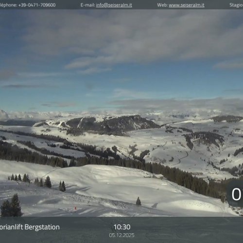 Seiser Alm Florianlift: Live Dolomites Panorama