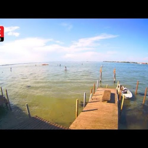 Venice North Lagoon Live Webcam: Cantieri Biasin View