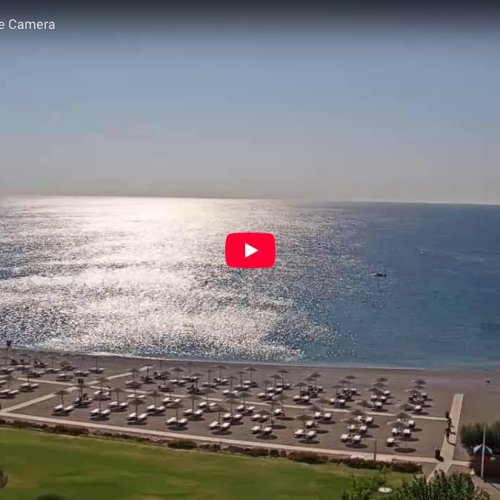 Elysium Resort & SPA Live Cam: Kallithea Beach, Rhodes