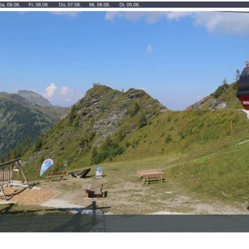 Fulseck Dorfgastein Live Webcam: Alpine Views at 2033m